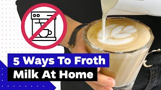 How To Froth Milk At Home Best Milk Frothers Review [upl. by Orutra]