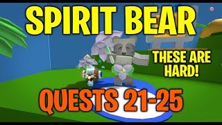 Spirit Bear Quests 2125  Bee Swarm Simulator [upl. by Aener933]