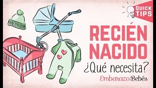 ¿Qué NECESITA un RECIÉN NACIDO 🐣🧸 Las Cosas IMPRESCINDIBLES para el bebé [upl. by Ennirac]