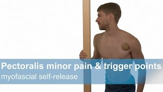 Pectoralis minor pain amp trigger points  myofascial release [upl. by Lewej53]