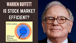 Debunking Efficient Market Hypothesis  Warren Buffett [upl. by Rowena]