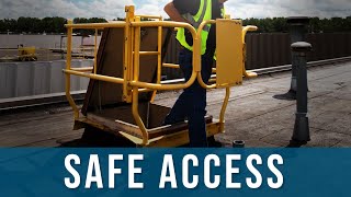 How to Access a Roof Safely  OSHA Rules Hazards Fall Protection Training Ladders Safety Systems [upl. by Macegan]