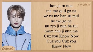 NCT U  Know Now Easy Lyrics [upl. by Sirromad392]