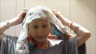 Tying a Turban for Chemo [upl. by Tabbi152]