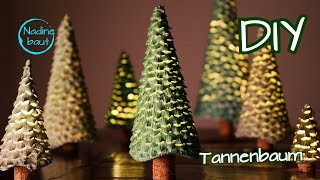 Weihnachtsdeko selber machen  Tannenbaum basteln  DIY Weihnachtsbaum [upl. by Jaquenette]