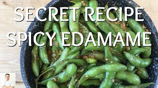 BEST Most Delicious Spicy Edamame  Secret Recipe [upl. by Tandi661]