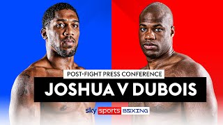 POSTFIGHT PRESS CONFERENCE 👊  Anthony Joshua v Daniel Dubois [upl. by Paik]