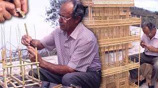 JAULAS PARA PÁJAROS elaboradas artesanalmente con cañas silvestres en 1998  Documental [upl. by Einahc558]