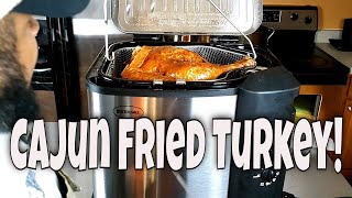 Deep Fried Cajun Turkey Recipe  Cooked in an Electric Turkey Fryer [upl. by Treb999]