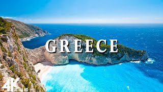 Greece 4K  Relaxing Music Along With Beautiful Nature Videos [upl. by Drawoh]