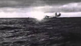 Bismarck vs Hood original WWII recordings footage [upl. by Lalittah]