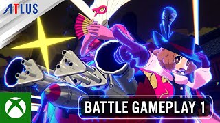 Persona 5 Tactica — Battle Gameplay 1  Xbox Game Pass Xbox Series XS Xbox One Windows PC [upl. by Aicelaf]