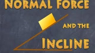 The Normal force solving Inclined problems an introduction [upl. by Nosreg]