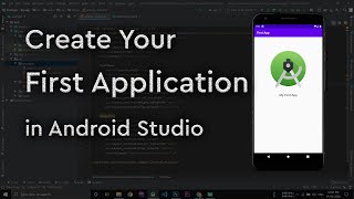 Creating First Application In Android Studio in 2025 [upl. by Aicirtan]