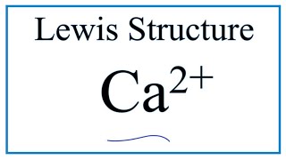 How to draw the Ca2 Lewis Dot Structure [upl. by Lowrie]