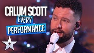 GOLDEN BOY Calum Scott  EVERY performance  Britains Got Talent [upl. by Jacqueline737]