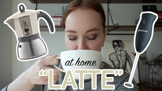 HOW TO MAKE A quotLATTEquot AT HOME moka pot  frother [upl. by Maffa]