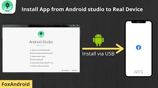 How to directly install app from Android studio to your mobile  Android studio tutorial [upl. by Ecnerwaled656]