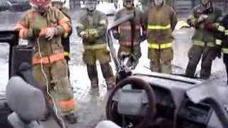 Airbag deployment video at the UFD Academy [upl. by Nobie]