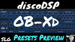 discoDSP  OBXd  Presets Preview [upl. by Inwat]