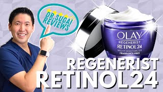 Dr Sugai Reviews Olay Regenerist Retinol 24 [upl. by Nosa]