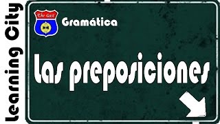 Las preposiciones [upl. by Haberman]