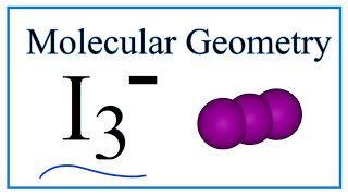 I3  Molecular Geometry Bond Angles amp Electron Geometry [upl. by Hairej744]