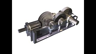 HELICAL REDUCTION GEARBOX DISASSEMBLY [upl. by Aronoff92]