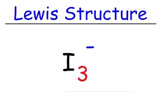 I3 Lewis Structure  Triiodide Ion [upl. by Romulus731]