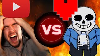 Youtubers React To Beating Sans [upl. by Mathur915]