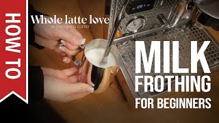 How To Milk Frothing for Beginners 5 Tips [upl. by Chara]