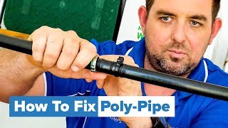 How Do I Fix A Hole In Poly Pipe [upl. by Nodnyl352]