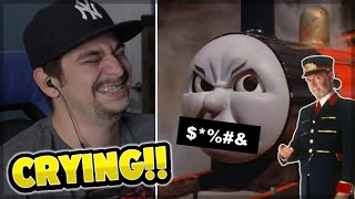 CANT BREATHE  George Carlin Dubbing Thomas the Tank Engine Vol 5 REACTION [upl. by Slorac]