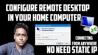 How to Configure Remote Desktop Using Dynamic IP And Connect From Any Where  No Need Static ip [upl. by Farro]