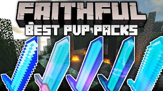 TOP 5 Best Faithful PvP Texture Packs • BedrockJavaMCPE [upl. by Edith846]