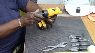 DeWALT Cordless Keyless Drill  Chuck Repair [upl. by Tadashi848]