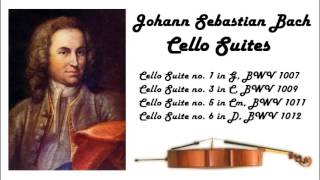 Johann Sebastian Bach  Cello suites in 432 Hz great for reading or studying [upl. by Drugge980]