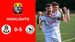 Caerleon 05 Cwmbrân Town  Gwent FA Senior cup  Quarter final highlights [upl. by Denton]