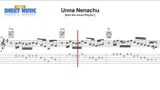 Unna Nenachu  Psycho  Guitar TAB [upl. by Donaugh13]