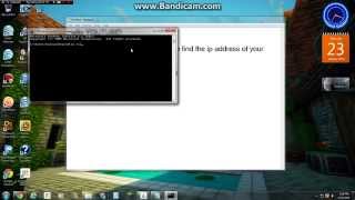 How to find your local ip address for your multiplayer MINECRAFT SERVER [upl. by Ahsitnauq]
