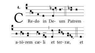 Credo in Deum  Gregorian Chant [upl. by Fanchette579]