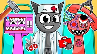 Sprunki OC GETS SURGERY Fixed Sprunki Animations [upl. by Portingale]